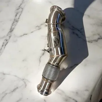 High flow downpipe B48: увеличение мощности и отклика