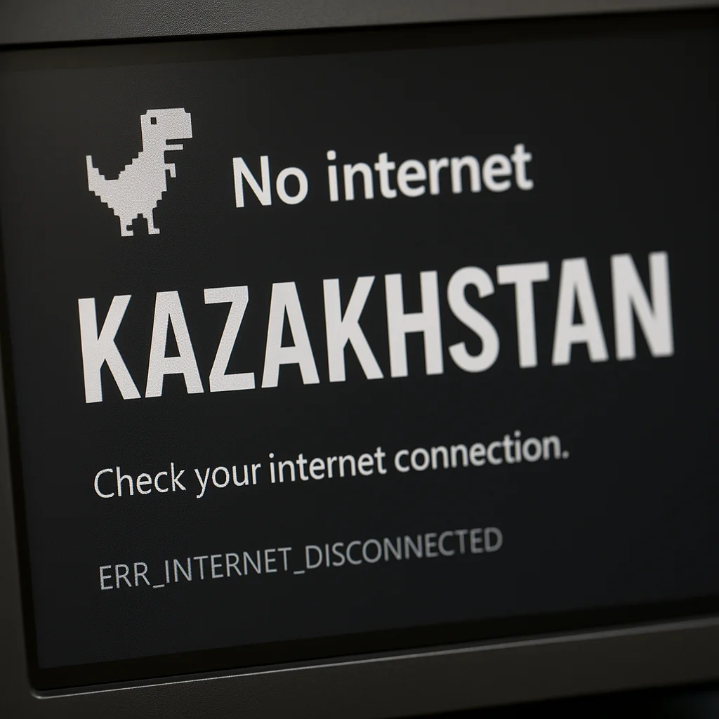 технические работы по восстановлению интернет-связи в Казахстане